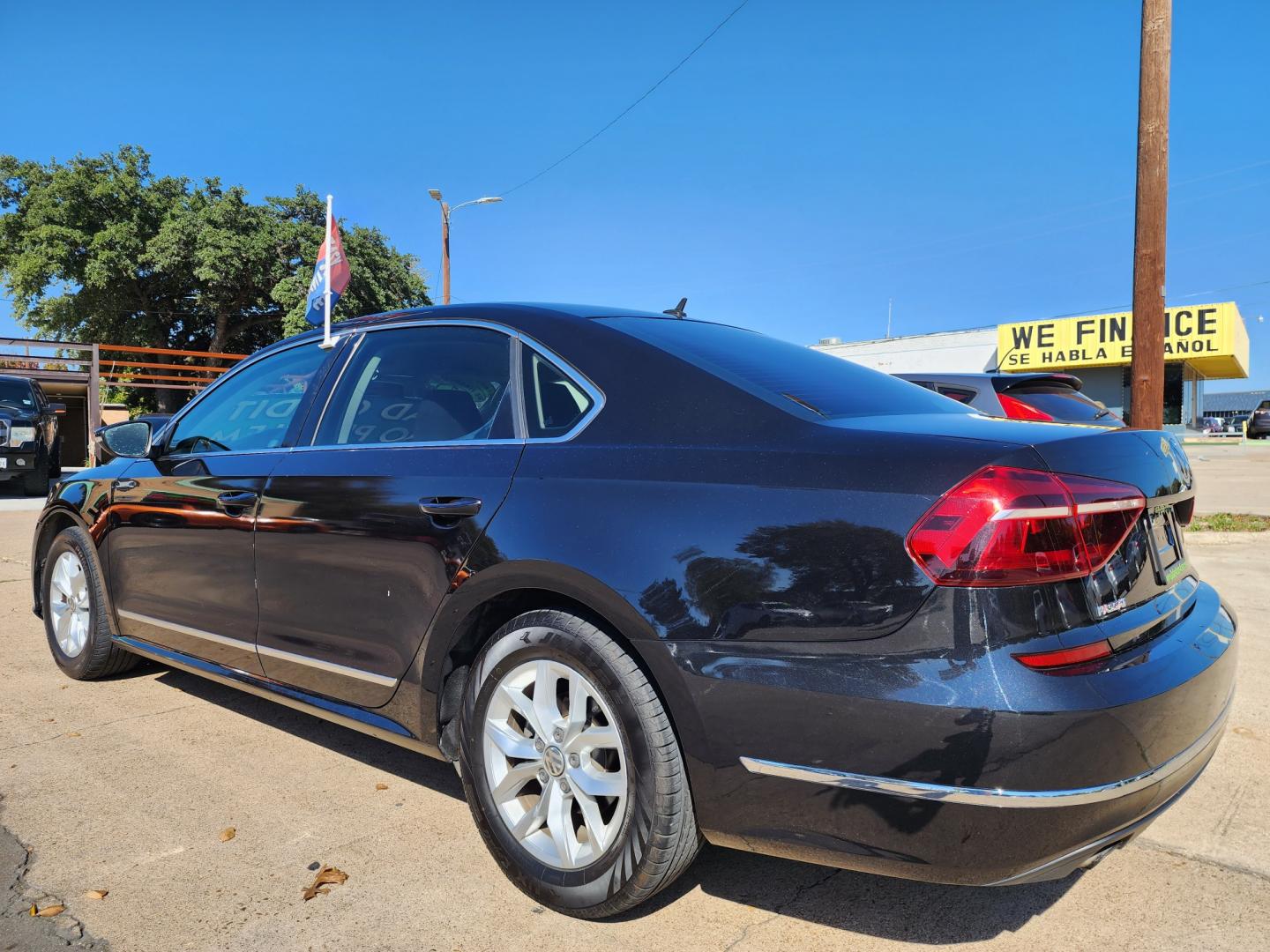 2017 BLACK /BLACK Volkswagen Passat S (1VWAT7A36HC) with an L4 engine, 6A transmission, located at 2660 S.Garland Avenue, Garland, TX, 75041, (469) 298-3118, 32.885387, -96.656776 - Welcome to DallasAutos4Less, one of the Premier BUY HERE PAY HERE Dealers in the North Dallas Area. We specialize in financing to people with NO CREDIT or BAD CREDIT. We need proof of income, proof of residence, and a ID. Come buy your new car from us today!! This is a very well cared for 2017 VW - Photo#5